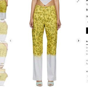 Miaou Yellow Fargo Trousers - Saint Bleached
